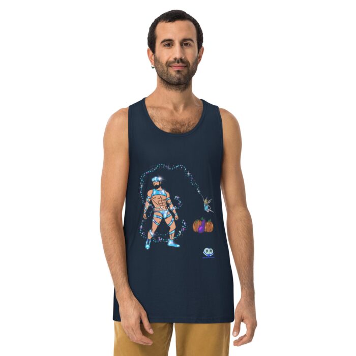 Men’s premium tank top - Midnight - Image 8