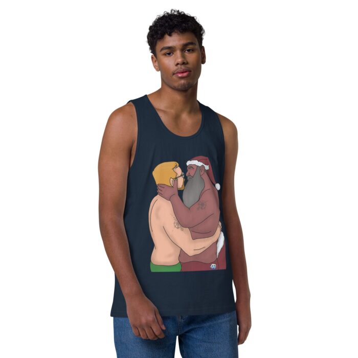 Men’s premium tank top - Mr & Mr Clause - Image 14