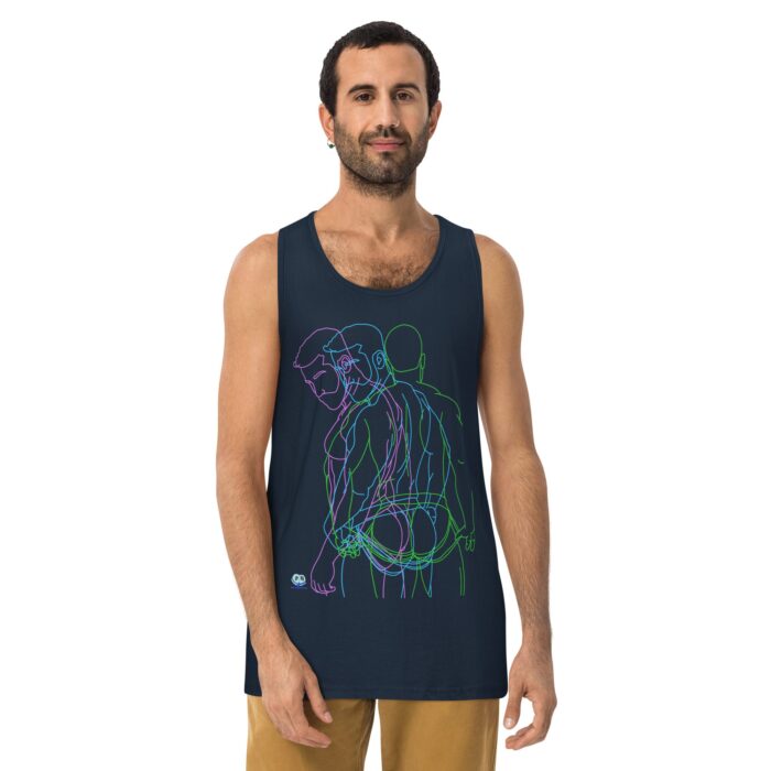 Men’s premium tank top - Neon - Image 8
