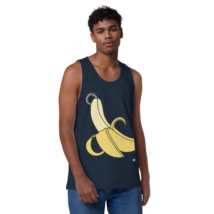 Men’s premium tank top - Pierced Banana - Image 14
