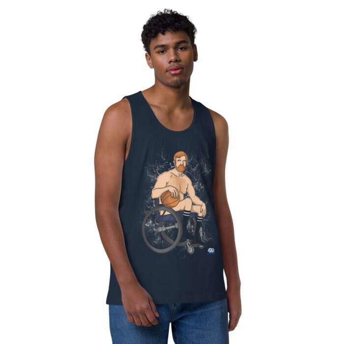 Men’s premium tank top - Rolling Heat - Image 13