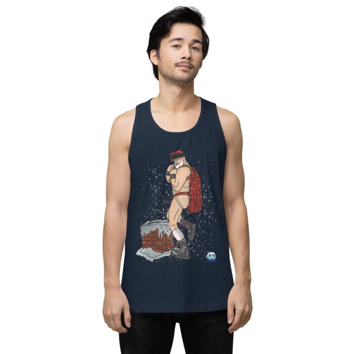 Men’s premium tank top - Santa's Sack - Image 17