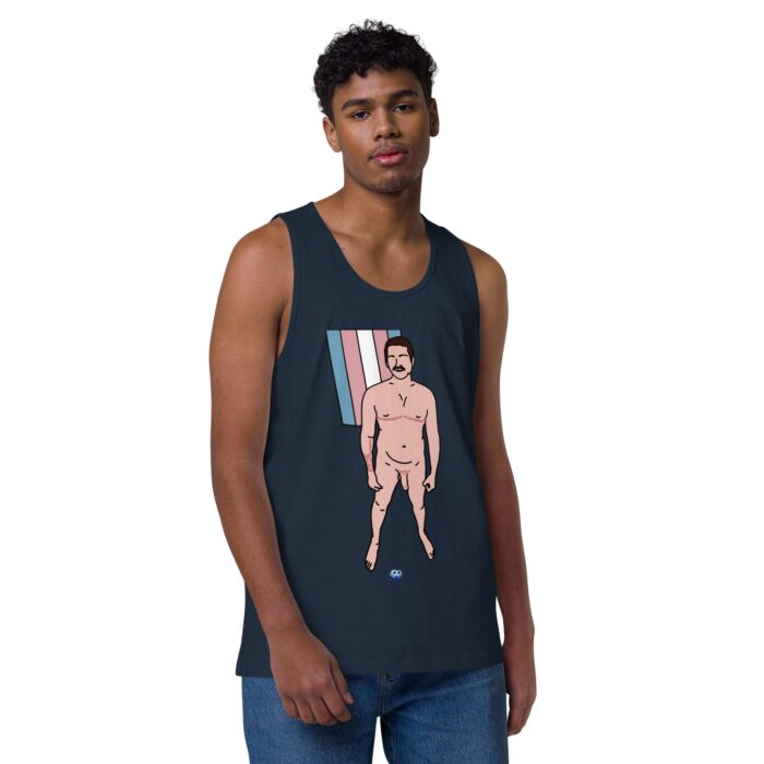 Men’s premium tank top - Scars - Image 14