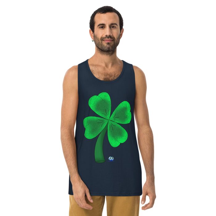 Men’s premium tank top - Shamrocky Mountain Oysters - Image 8