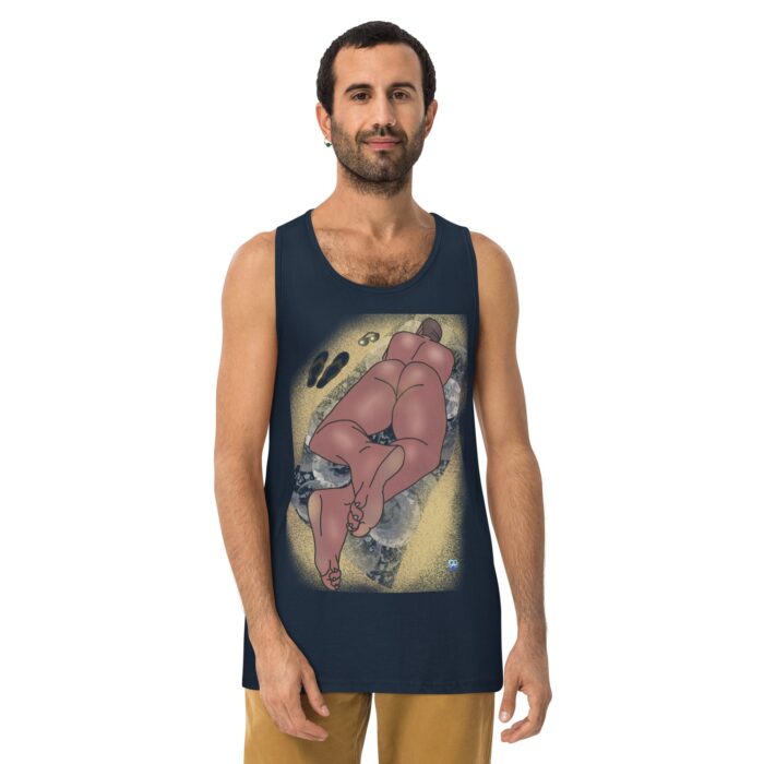 Men’s premium tank top - Suns Out Buns Out - Image 7