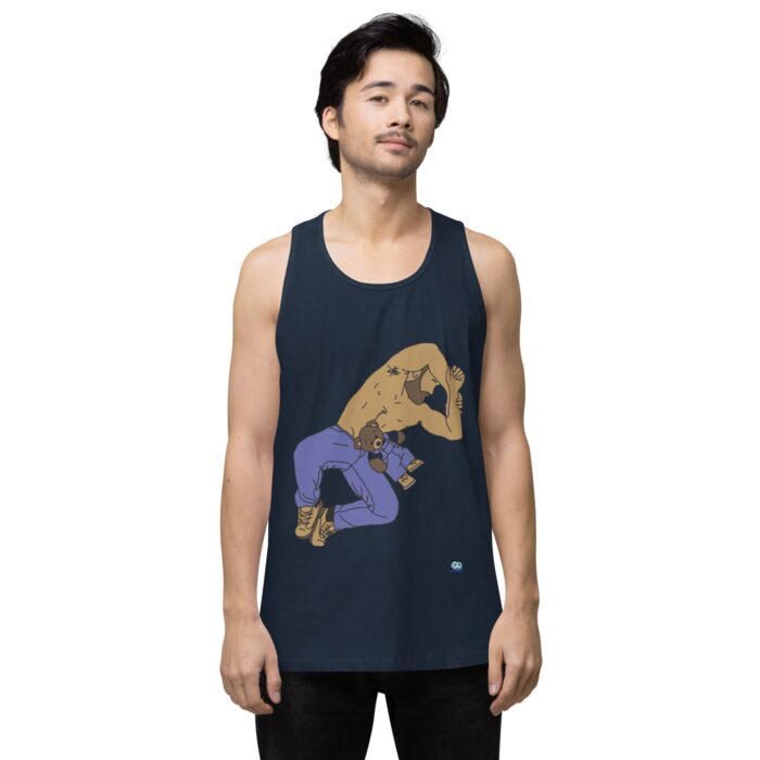 Men’s premium tank top - Teddy Bear Snuggles - Image 17