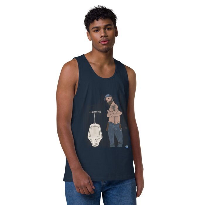 Men’s premium tank top - Urinal - Image 14