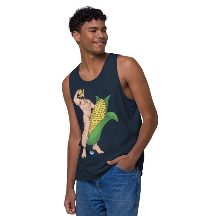 Men’s premium tank top - Aww Shucks - Image 16