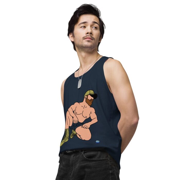 Men’s premium tank top - Combat Boots - Image 20