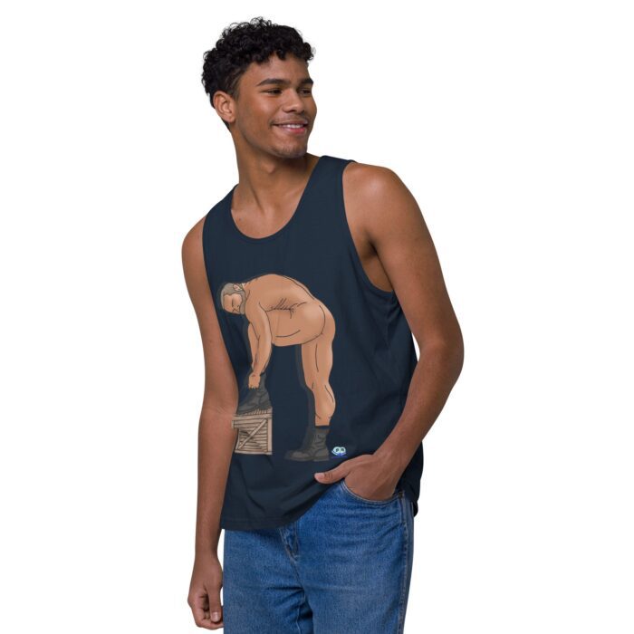 Men’s premium tank top - Crated - Image 12