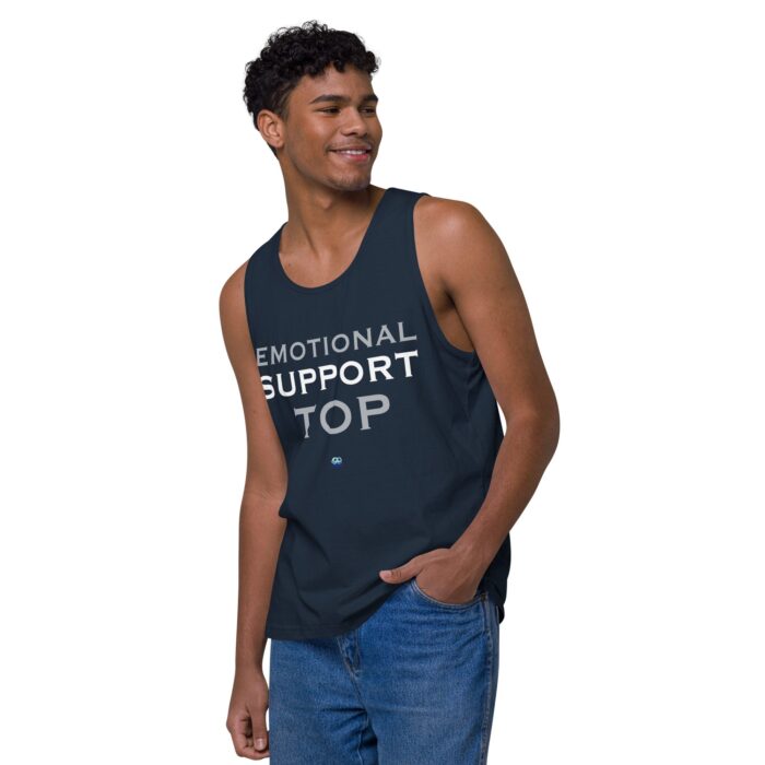 Men’s premium tank top - Emotional Support Top - Image 16