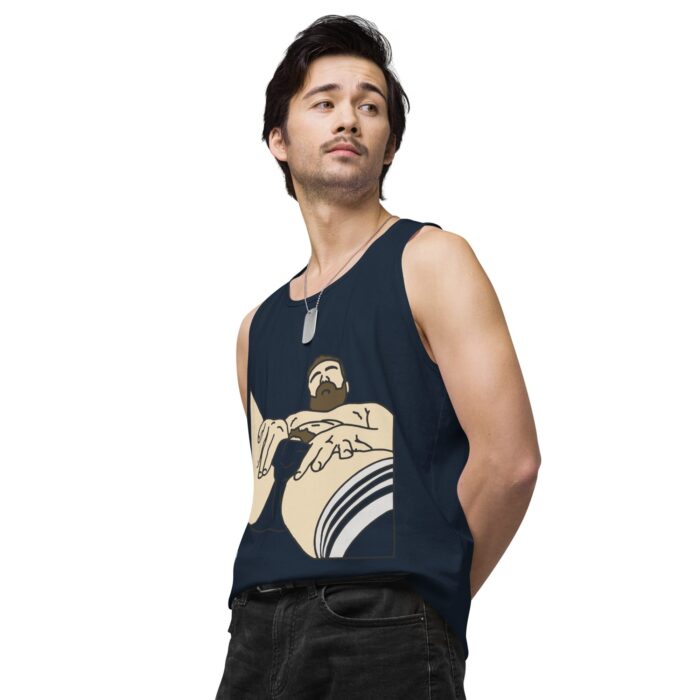 Men’s premium tank top - Peekaboo Bush - Image 20