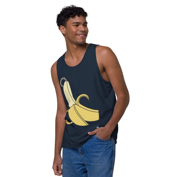 Men’s premium tank top - Pierced Banana - Image 16