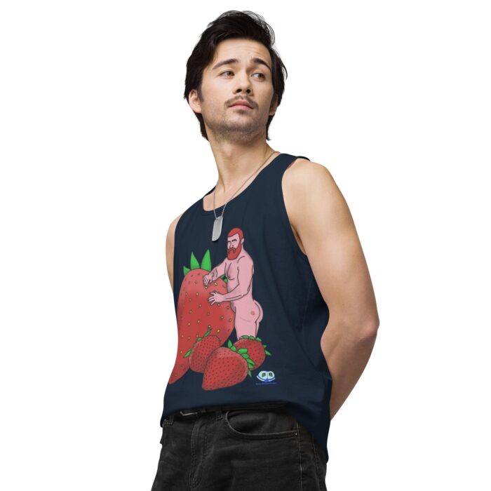 Men’s premium tank top - Red and Wild - Image 20