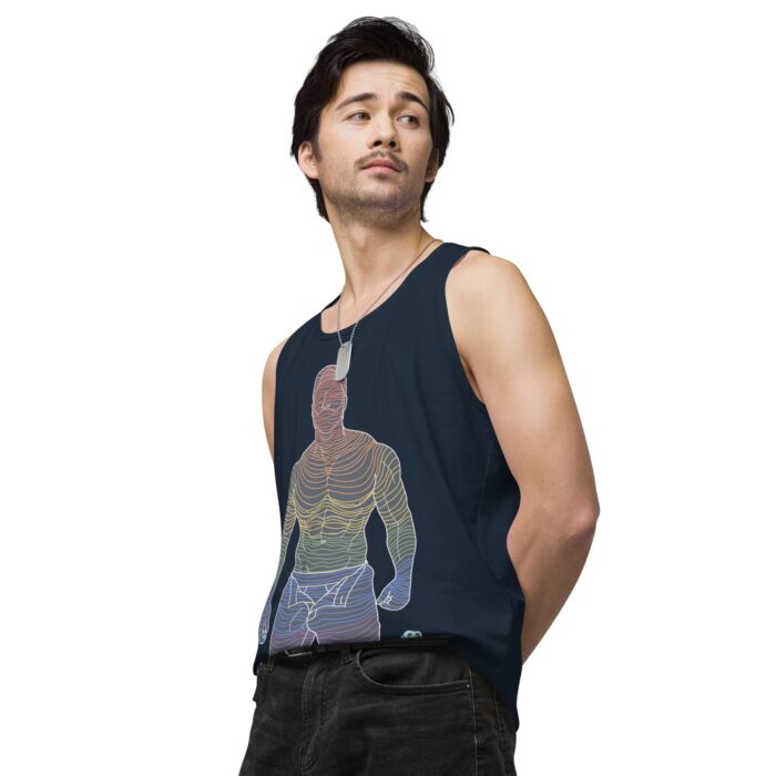 Men’s premium tank top - Ripples - Image 20