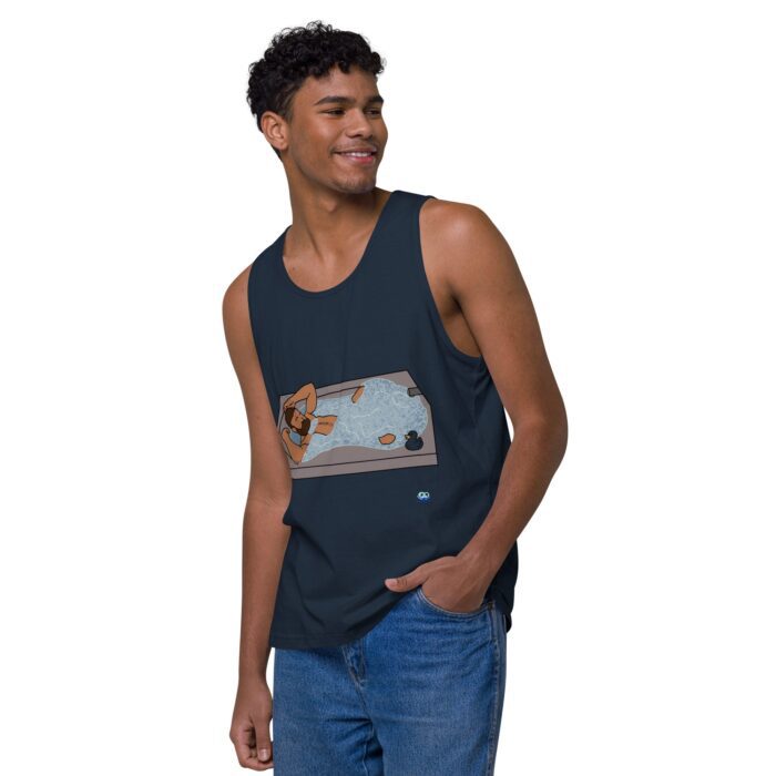 Men’s premium tank top - Rubber Ducky - Image 16