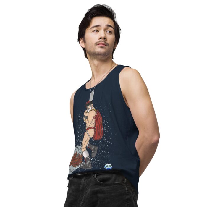 Men’s premium tank top - Santa's Sack - Image 20