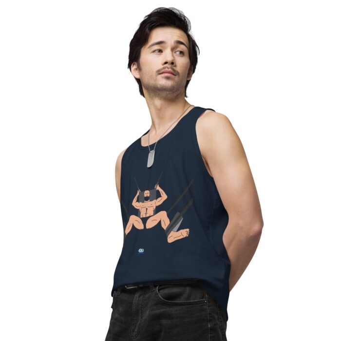 Men’s premium tank top - Sling Set - Image 20