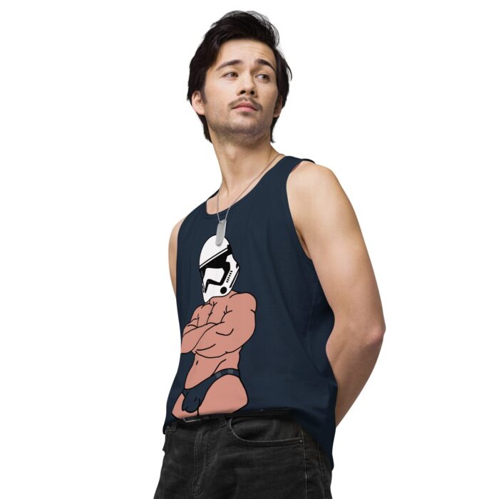 Men’s premium tank top - Super Trooper - Image 19