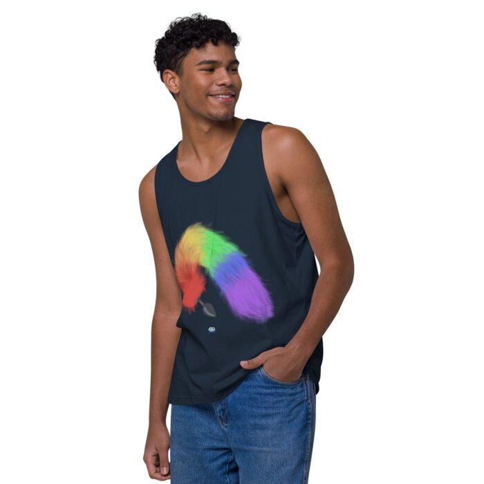 Men’s premium tank top - Tails - Image 16