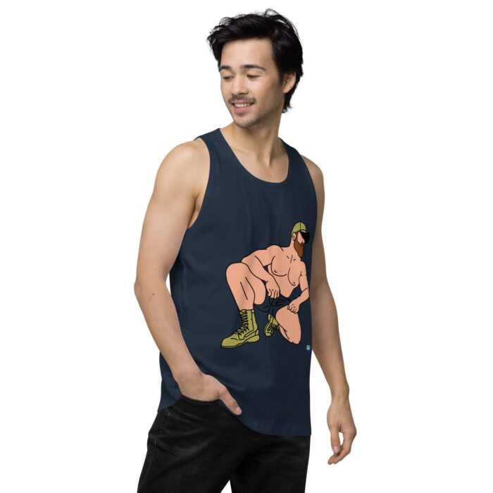 Men’s premium tank top - Combat Boots - Image 19