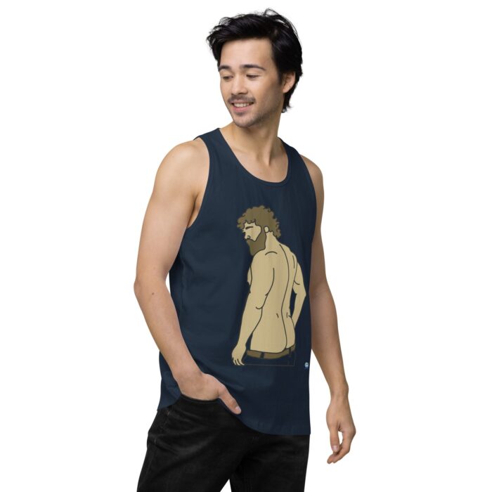 Men’s premium tank top - Curly Hair and All that Ass - Image 19