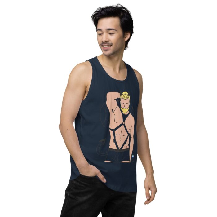Men’s premium tank top - Devil - Image 18