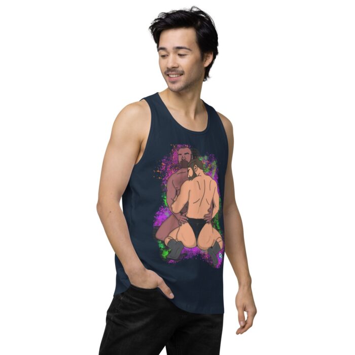 Men’s premium tank top - Mesh - Image 19
