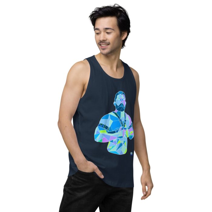 Men’s premium tank top - Shattered - Image 18