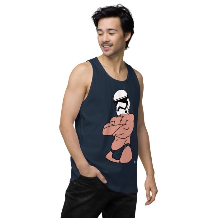 Men’s premium tank top - Super Trooper - Image 18