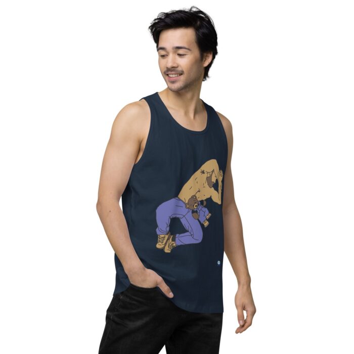 Men’s premium tank top - Teddy Bear Snuggles - Image 19