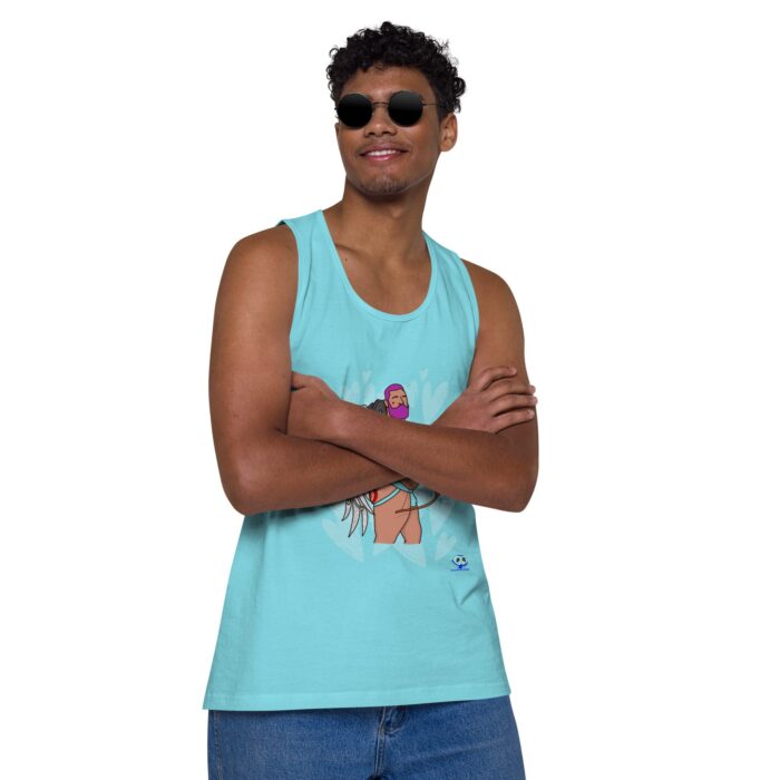 Men’s premium tank top - (Cupid) Target Acquired - Image 42