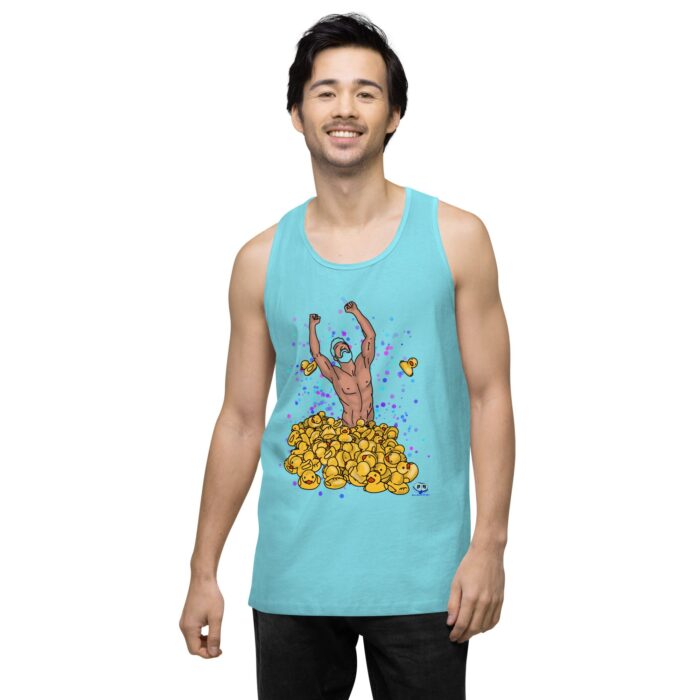 Men’s premium tank top - Cruising for Ducks - Image 53