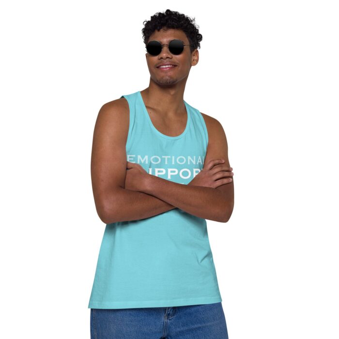 Men’s premium tank top - Emotional Support Bottom - Image 42