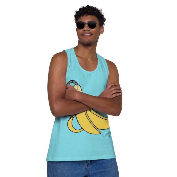 Men’s premium tank top - Pierced Banana - Image 42