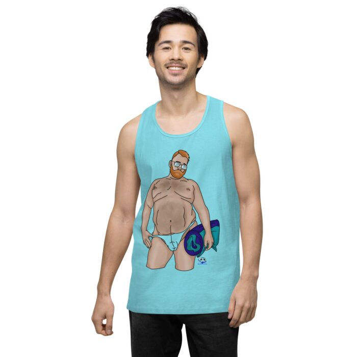 Men’s premium tank top - Ready for the Pool - Image 52