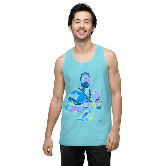 Men’s premium tank top - Shattered - Image 52