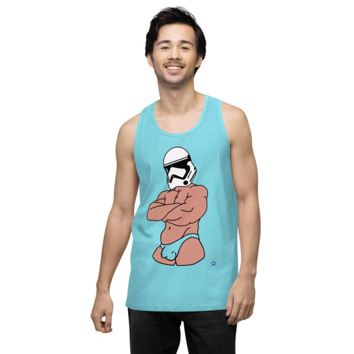 Men’s premium tank top - Super Trooper - Image 52