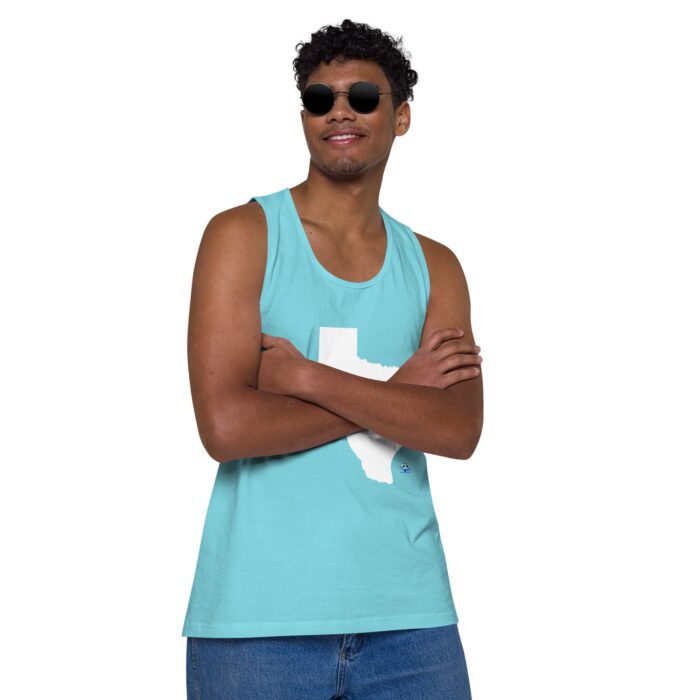 Men’s premium tank top - Texas Bear - Image 42