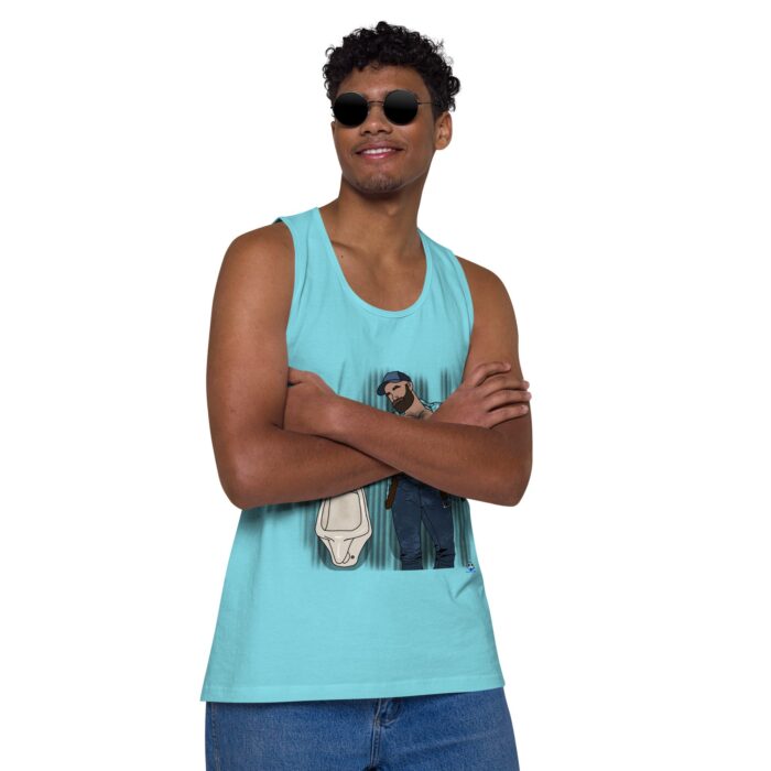 Men’s premium tank top - Urinal - Image 42