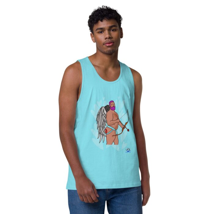 Men’s premium tank top - (Cupid) Target Acquired - Image 41