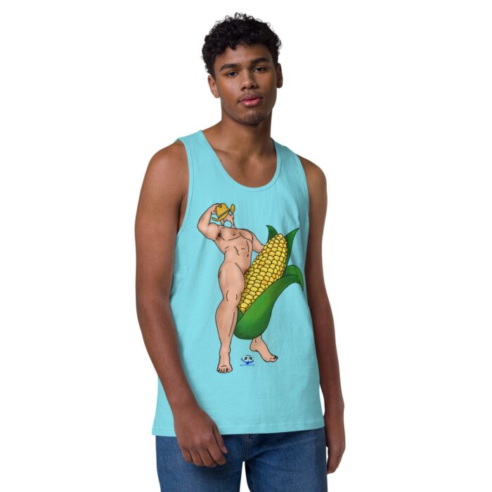Men’s premium tank top - Aww Shucks - Image 41