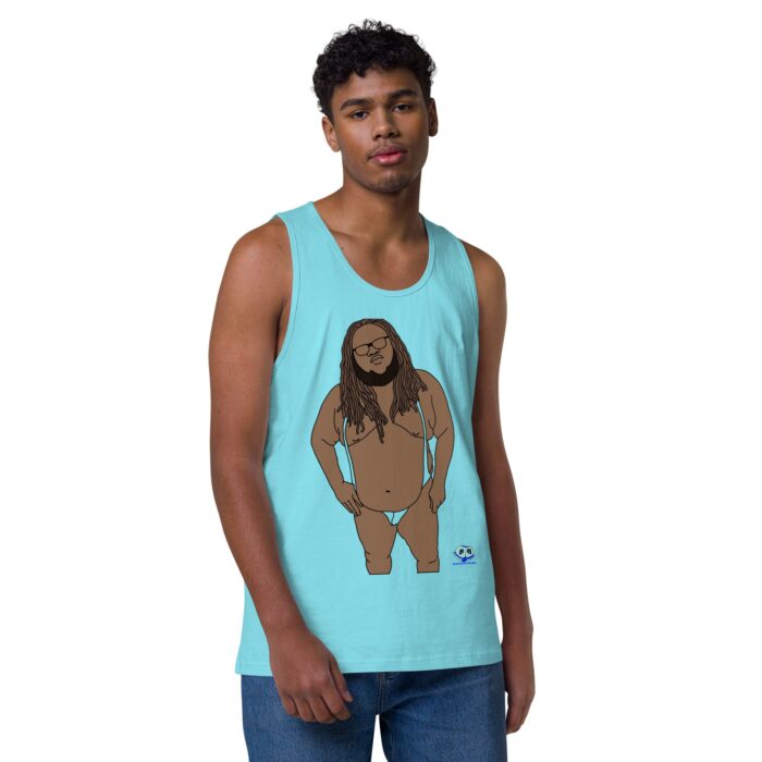 Men’s premium tank top - Chub with Dreadlocks