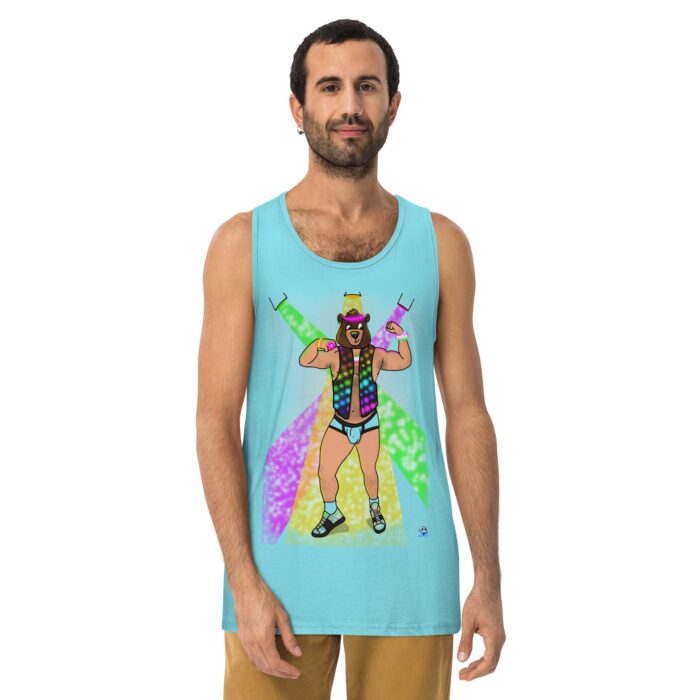Men’s premium tank top - Circuit Bear - Image 22