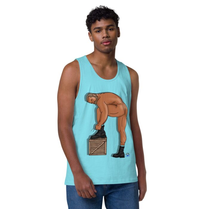 Men’s premium tank top - Crated - Image 37