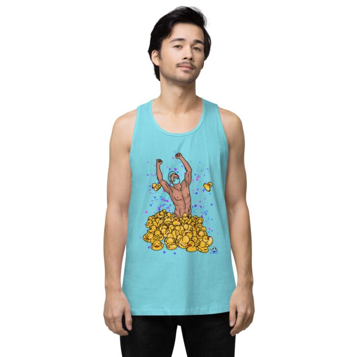 Men’s premium tank top - Cruising for Ducks - Image 52
