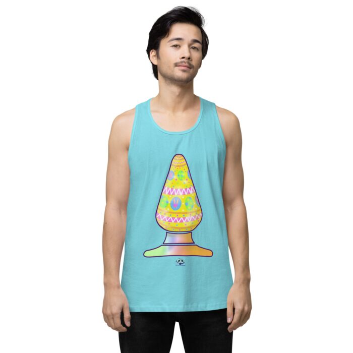 Men’s premium tank top - Easter Egg Butt Plug - Image 42