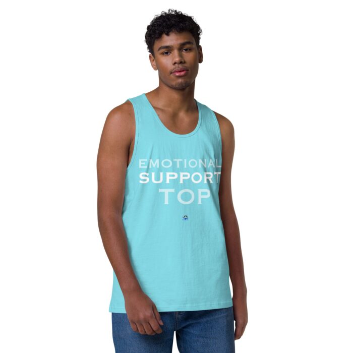 Men’s premium tank top - Emotional Support Top - Image 41