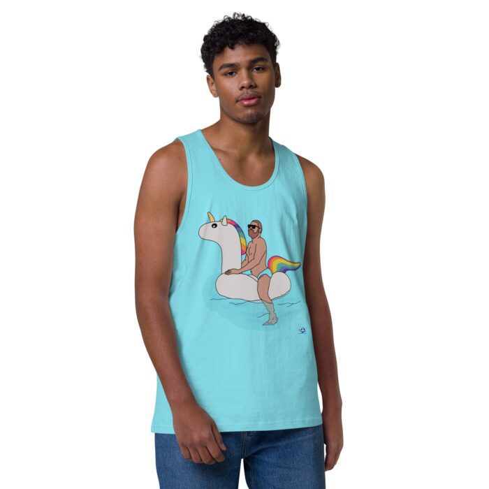 Men’s premium tank top - Float - Image 41
