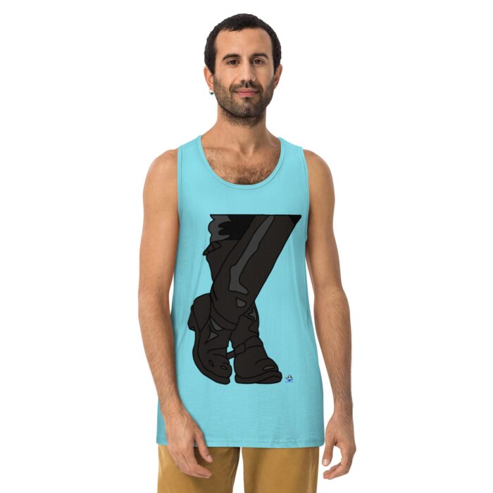 Men’s premium tank top - Leather Boots - Image 21